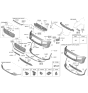 Diagram for Hyundai Parking Assist Distance Sensor - 99310-S1700-CA