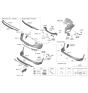 Diagram for 2023 Hyundai Santa Fe Hybrid Bumper - 86611-S2500