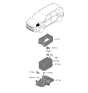 Diagram for 2022 Hyundai Santa Fe Battery Tray - 37150-P2000
