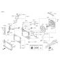 Diagram for 2014 Hyundai Santa Fe Sport Fan Motor - 25380-4Z500