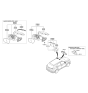 Diagram for 2015 Hyundai Santa Fe Sport Car Mirror - 87620-4Z009