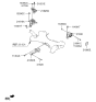 Diagram for 2013 Hyundai Santa Fe Sport Engine Mount - 21810-4Z100