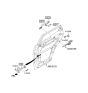 Diagram for Hyundai Santa Fe Sport Door Check - 79480-2W000