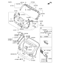 Diagram for Hyundai Santa Fe Door Lock - 81260-2W000