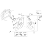 Diagram for 2018 Hyundai Santa Fe Sport Car Speakers - 96310-4Z200