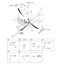 Diagram for 2013 Hyundai Santa Fe Sport Battery Cable - 91850-4Z110