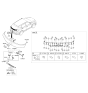 Diagram for 2018 Hyundai Santa Fe Sport Emblem - 86300-2W010