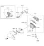 Diagram for 2013 Hyundai Santa Fe Sport Air Intake Coupling - 28210-4Z400