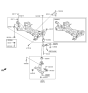 Diagram for 2014 Hyundai Santa Fe Sport Control Arm Bushing - 54584-2W000