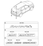 Diagram for 2018 Hyundai Santa Fe Sport Emblem - 86310-2W000