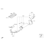 Diagram for Hyundai Santa Fe Sport Exhaust Pipe - 28650-4Z500