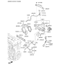 Diagram for Hyundai Sonata Exhaust Heat Shield - 28525-2G710