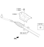 Diagram for 2018 Hyundai Santa Fe Sport Radius Heat Shield - 57260-2W000