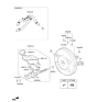 Diagram for Hyundai Brake Booster Vacuum Hose - 59120-2W240