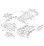 Diagram for 2015 Hyundai Santa Fe Sport Floor Pan - 65510-4Z000