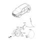 Diagram for Hyundai Fuel Door Release Cable - 81590-2W000