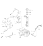 Diagram for 2014 Hyundai Santa Fe Sport Vapor Canister - 31420-4Z500