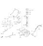 Diagram for 2013 Hyundai Santa Fe Sport Vapor Canister - 31420-4Z500