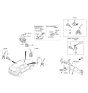 Diagram for 2014 Hyundai Santa Fe Door Lock Cylinder - 81970-2WA00