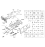 Diagram for 2015 Hyundai Santa Fe Sport Dash Panels - 84120-4Z000