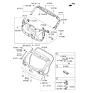 Diagram for Hyundai Tailgate Lift Support - 81771-4Z000