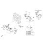 Diagram for 2014 Hyundai Santa Fe Sport Idler Pulley - 25287-25210