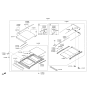 Diagram for 2014 Hyundai Santa Fe Sport Sunroof - 81610-2W000