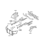 Diagram for 2011 Hyundai Equus Dash Panels - 64300-3M200