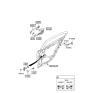 Diagram for 2008 Hyundai Genesis Door Check - 79490-3M000