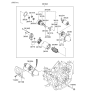 Diagram for 2012 Hyundai Genesis Armature - 36160-3C022