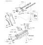 Diagram for 2010 Hyundai Genesis Timing Chain Guide - 24430-3F300