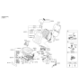 Diagram for Hyundai Genesis Seat Motor - 88509-3M100