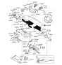 Diagram for 2014 Hyundai Genesis Glove Box - 84510-3M100-V2