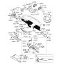 Diagram for 2017 Hyundai Elantra Interior Light Bulb - 92601-3F000