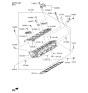 Diagram for Hyundai Genesis G80 Cylinder Head Bolts - 22321-3F300