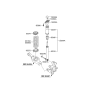 Diagram for 2010 Hyundai Genesis Coil Spring Insulator - 55341-3M000