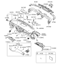 Diagram for 2008 Hyundai Genesis Air Bag Control Module - 84530-3M000