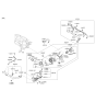 Diagram for 2008 Hyundai Azera Thermostat - 25500-3C130