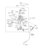 Diagram for 2013 Hyundai Genesis Shift Cable - 46790-3M550