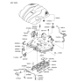 Diagram for 2012 Hyundai Genesis PCV Hose - 28912-3CDA0