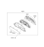 Diagram for 2010 Hyundai Genesis Instrument Cluster - 94011-3M531