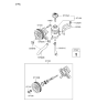 Diagram for 2014 Hyundai Genesis Power Steering Reservoir - 57150-3M000