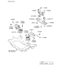 Diagram for 2012 Hyundai Equus Engine Mount Bracket - 21815-3M300