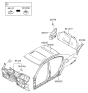 Diagram for 2009 Hyundai Genesis Dash Panels - 84120-3M000