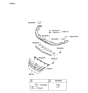 Diagram for 2010 Hyundai Genesis Grille - 86351-3M500