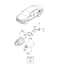 Diagram for 2008 Hyundai Genesis Fuel Filler Housing - 81595-3M000