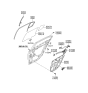 Diagram for Hyundai Genesis Door Latch Assembly - 81410-3M000