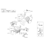 Diagram for 2008 Hyundai Genesis Seat Cover - 88260-3M102-RHY