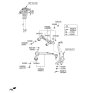 Diagram for Hyundai Equus Control Arm Bushing - 54584-3M000