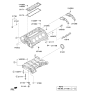 Diagram for Hyundai Equus Crankshaft Seal - 21443-3F300